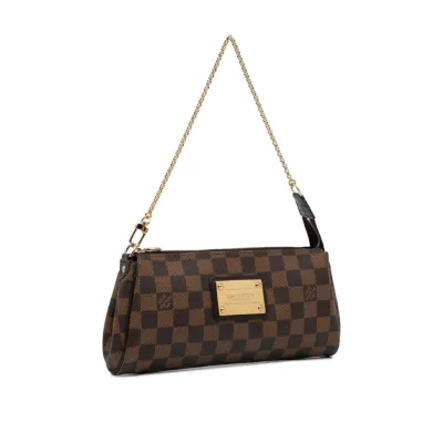 LV BORSA A TRACOLLA EVA IN TELA DAMIER MARRONE ED EBANO