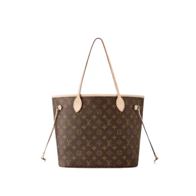 LV BORSA NEVERFULL MM TELA MONOGRAM/BEIGE
