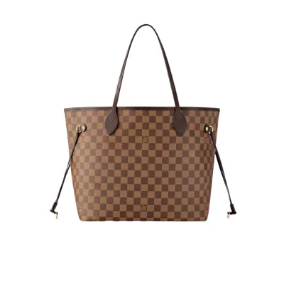 LV BORSA NEVERFULL MM TELA DAMIER ÉBÈNE ROSSO CILIEGIA