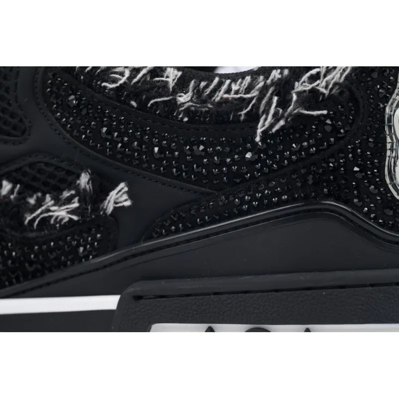 Skate Sneaker Horse Hair Black Diamond