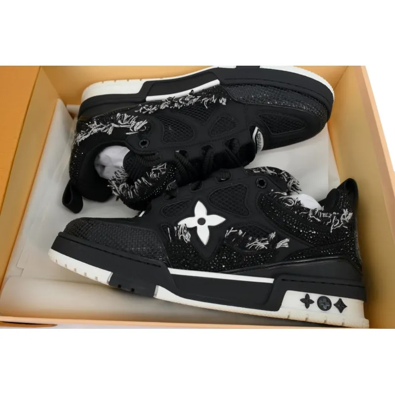 Skate Sneaker Horse Hair Black Diamond