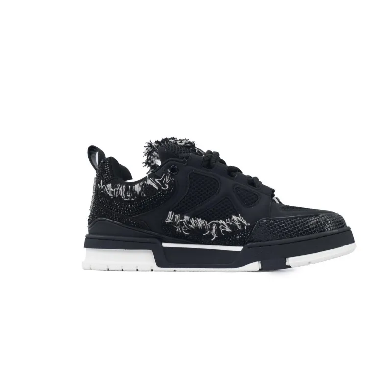 Skate Sneaker Horse Hair Black Diamond