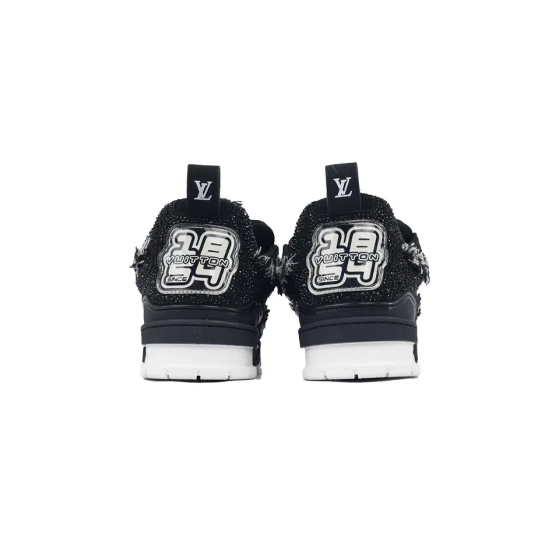 Skate Sneaker Horse Hair Black Diamond