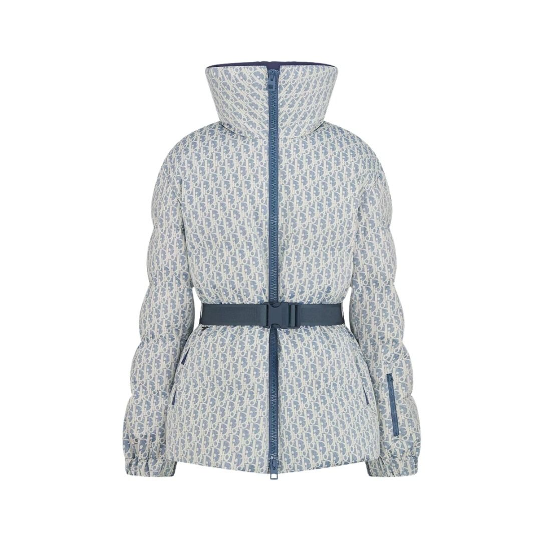 Women CD Taffetà tecnico Oblique blu-bianco