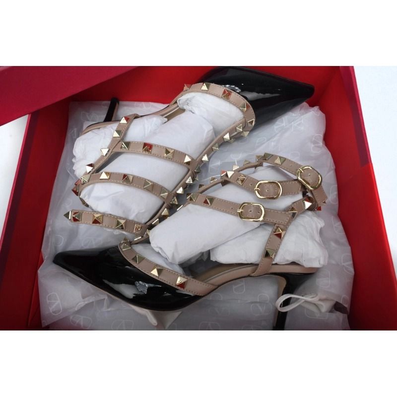 Valentino heel Rockstud Black