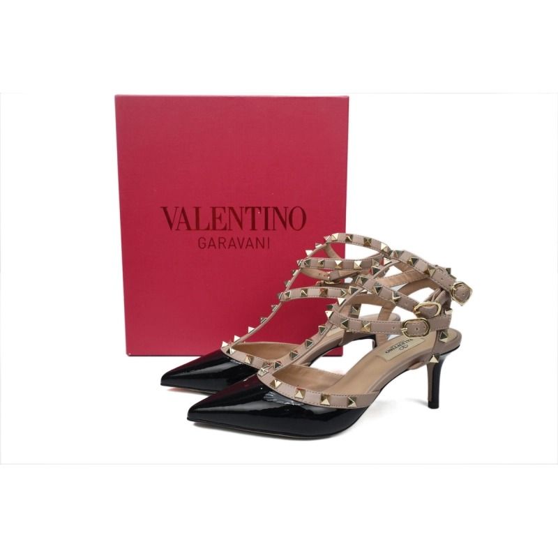 Valentino heel Rockstud Black