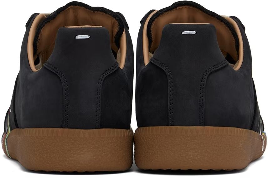 Maison Margiela Black Paint Sneakers