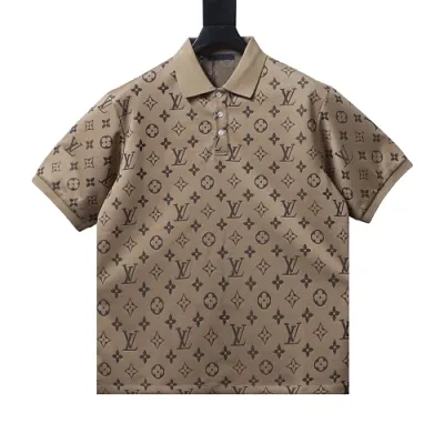 Monogram Piqué Polo Top