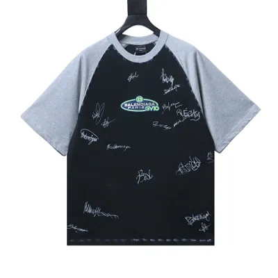 Balenciaga Banana Raglan Oversized T-Shirt Black