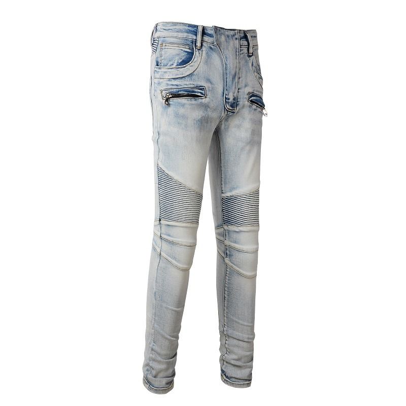 JEANS – GREY ZIP