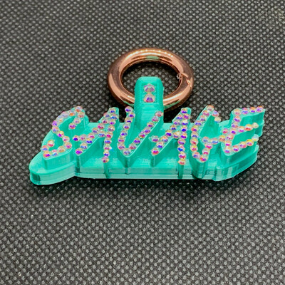 SAVAGE PET TAG - With BLING