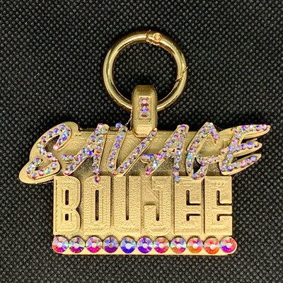 SAVAGE BOUJEE - PET TAG with Bling