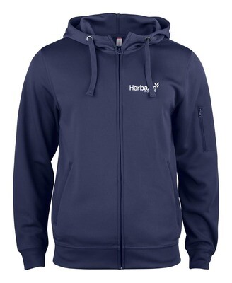 Basic Active Hoody Full Zip Herr