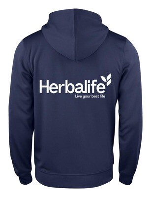 Basic Active Hoody Full Zip Herr
