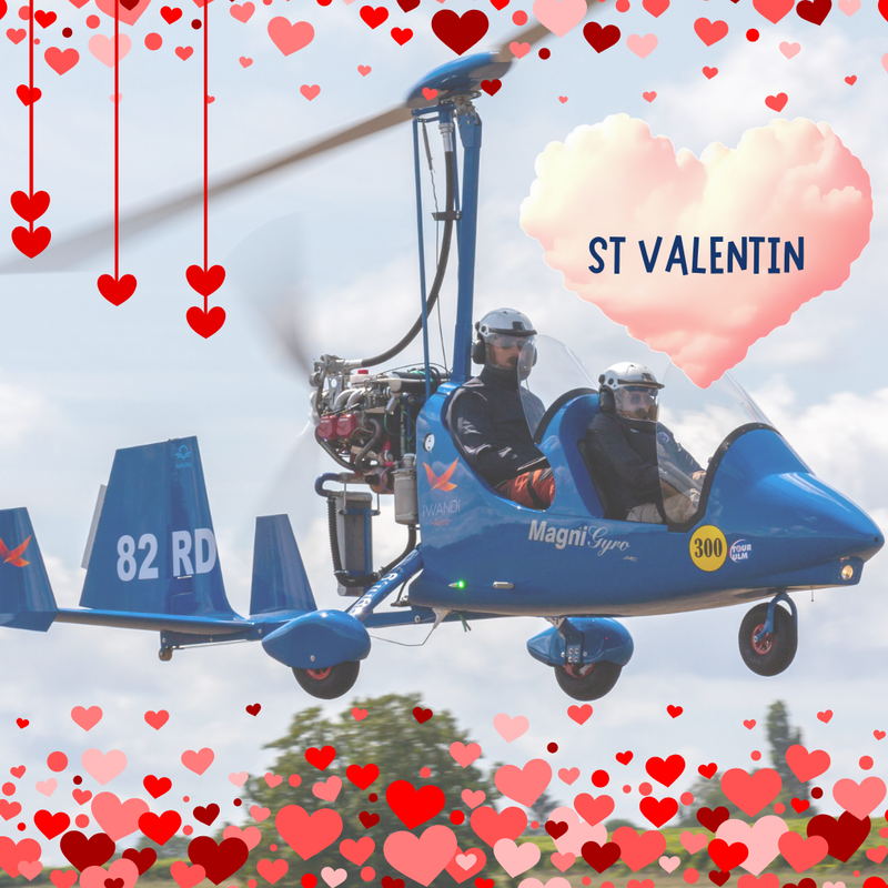 Offre ST VALENTIN -5% : Vol découverte en autogire