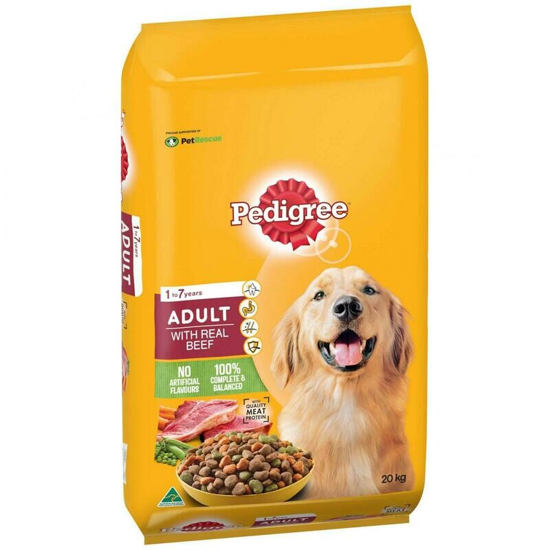 Pedigree Meaty Bites Beef & Vegetables  20 kg