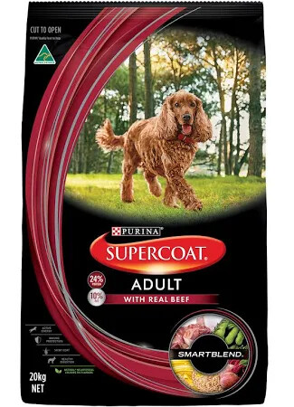 Supercoat Adult Beef  2.8 kg .18 kg & 20 kg