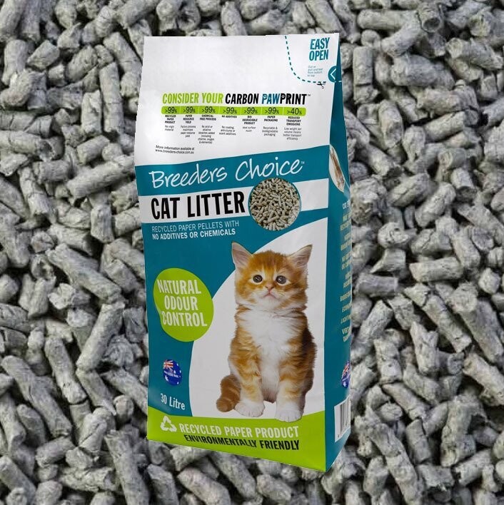 Breeders Choice Cat Litter  6 litres , 15 litres  & 30 litres