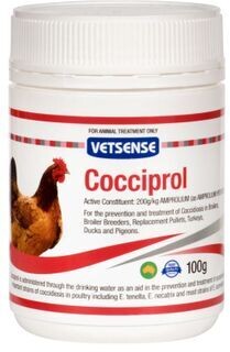 Vetsense Cocciprol  -  100 grams or 1 kg