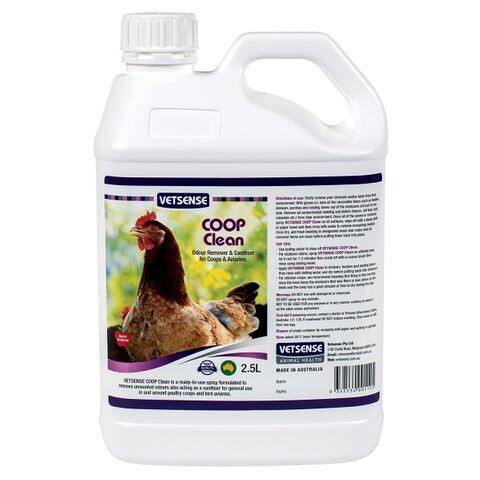 Vetsense Coop Clean  -  2.5 litres