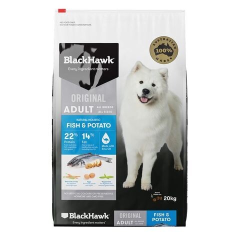 Black Hawk Fish & Potato  3 kg , 10 kg & 20 kg