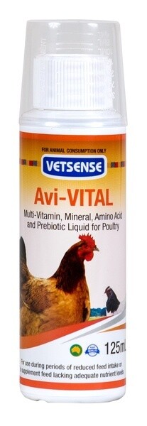 Vetsense Avi-Vital   125 ml and 500 ml