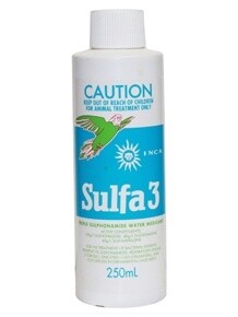Inca Sulfa 3   125 ml and 250 ml