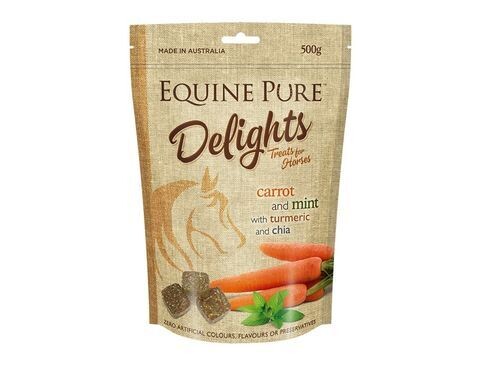 Equine Pure Delights Carrot & Mint  - 500 grams & 2 kg
