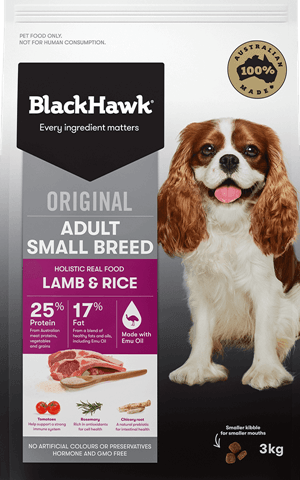 Black Hawk Adult Small Breed Lamb & Rice  - 3 kg & 10 kg