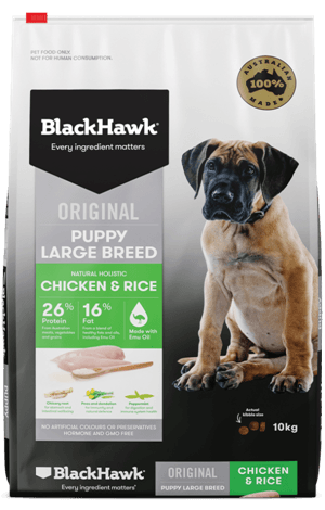 Black Hawk Puppy Large Breed Chicken & Rice - 10 kg & 20 kg