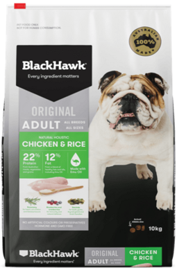 Black Hawk Adult Chicken & Rice - 3 kg , 10 kg & 20 kg