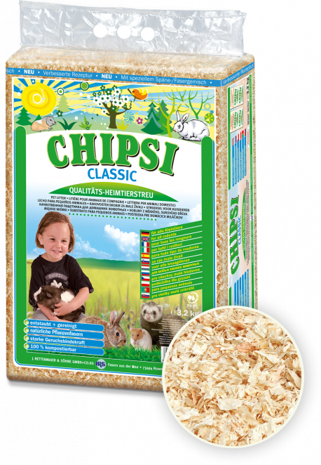 Chipsi Classic Bedding  - 1 kg , 3.2 kg