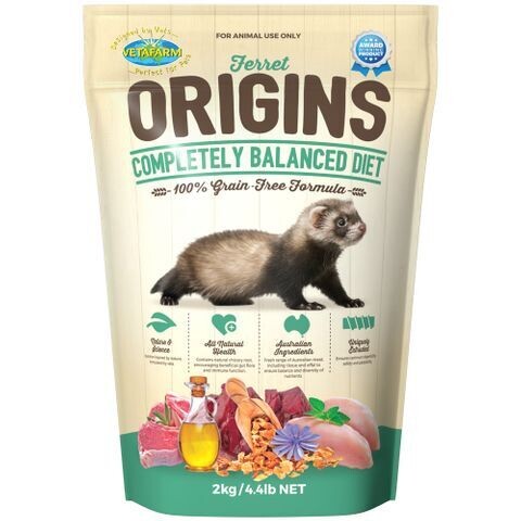 Vetafarm Ferret Origins   350 grams & 2 kg