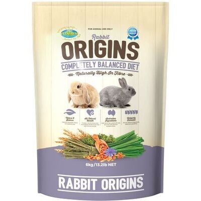 Vetafarm Rabbit Origins 350 grams , 1.5 kg & 6 kg