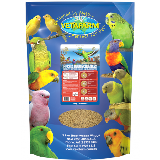 Vetafarm Finch & Budgie Crumbles - 2 kg