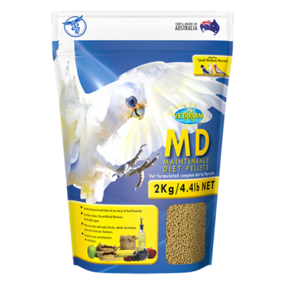 Vetafarm Parrot Pellets Maintenance Diet  -  2 kg