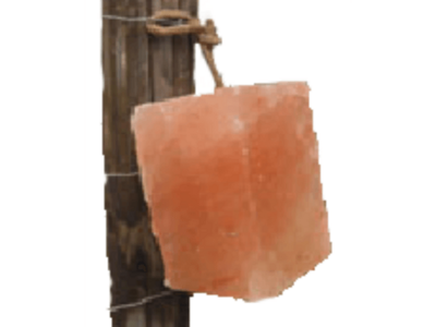Minrosa Himalayan Salt Lick Block with Rope - 1 - 2 kg , 3-4 kg & 6 kg