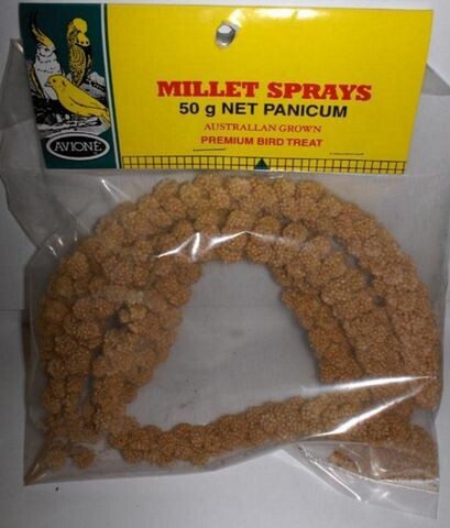 Avione Millet Sprays Panicum  - 50 grams , 200 grams and 400 grams