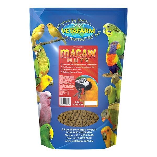 Vetafarm Macaw Nuts   2 kg or 10 kg