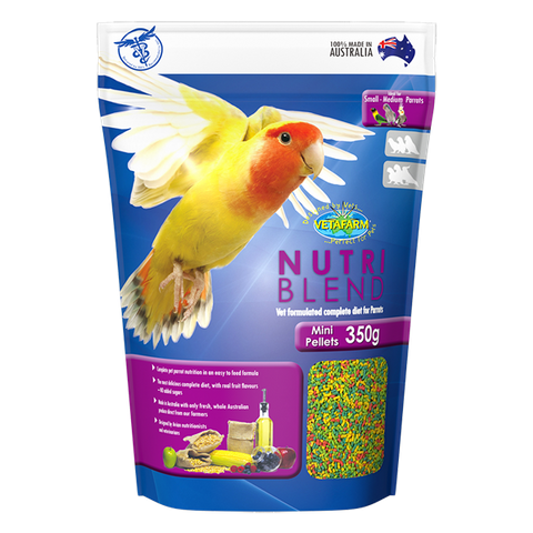 Vetafarm Nutriblend Pellets Mini  - 350 grams & 2 kg