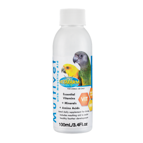 Vetafarm Multivet – with Moulting Aid  - 100 ml
