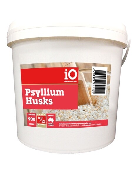 iO Psyllium Husks  -  900 grams or 15 kg