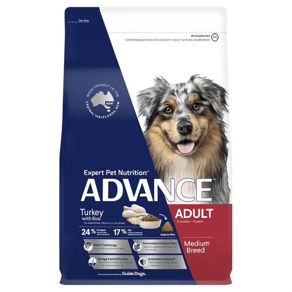 Advance Dog Adult Medium Breed Chicken with Rice  - 3 kg , 15 kg & 20 kg