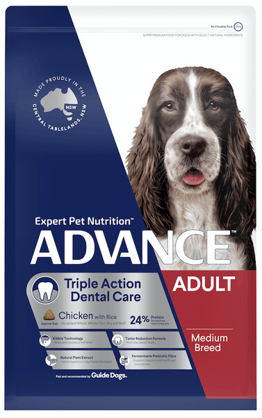 Advance Dog Dental Care Medium Breed Chicken with Rice 13 kg
