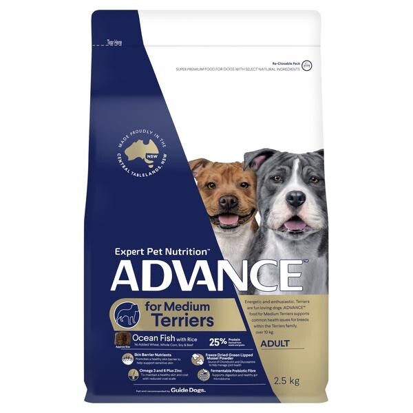 Advance Dog Small Breed Terriers Ocean Fish with Rice  - 2.5 kg & 13 kg