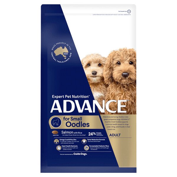 Advance Dog Small Breed Oodles Salmon with Rice  - 2.5 kg & 13 kg