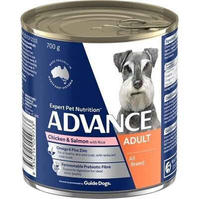 Advance All Breed Chicken & Salmon  -  12 x 700 grams