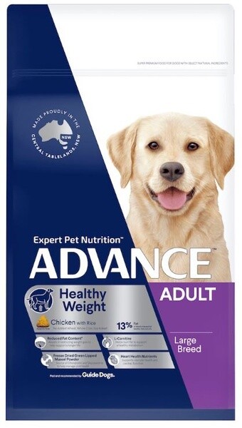 Advance Dog Healthy Weight Large Breed Chicken with Rice   13 kg
