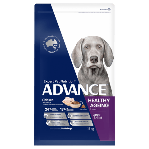 Advance Large Breed Healthy Ageing Chicken & Rice  - 15 kg