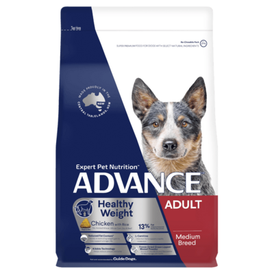 Advance Dog Healthy Weight Medium Breed Chicken with Rice  - 2.5 kg & 13 kg & 17 kg